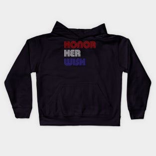 Honor Her Wish RBG Anti Trump Kids Hoodie